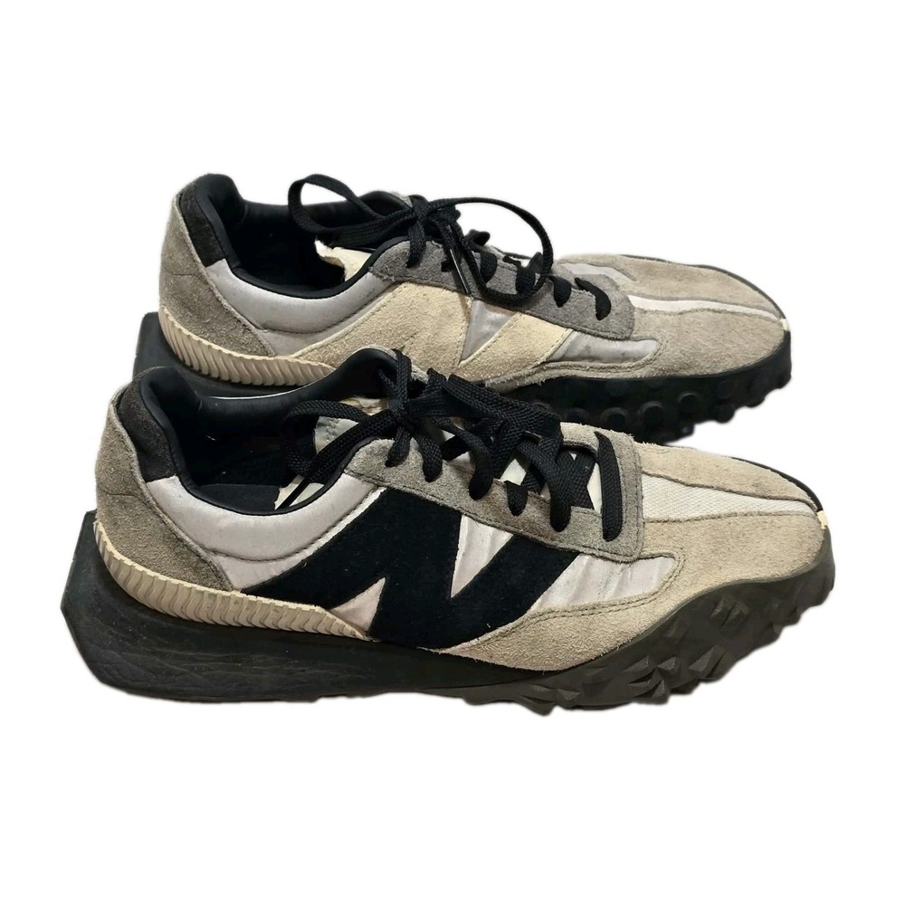 New Balance XC-72 Castlerock Men's 8 Gray Black Suede Sneakers UXC72AA1